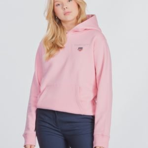 Gant Medium Shield Sweat Hoodie Huppari Vaaleanpunainen