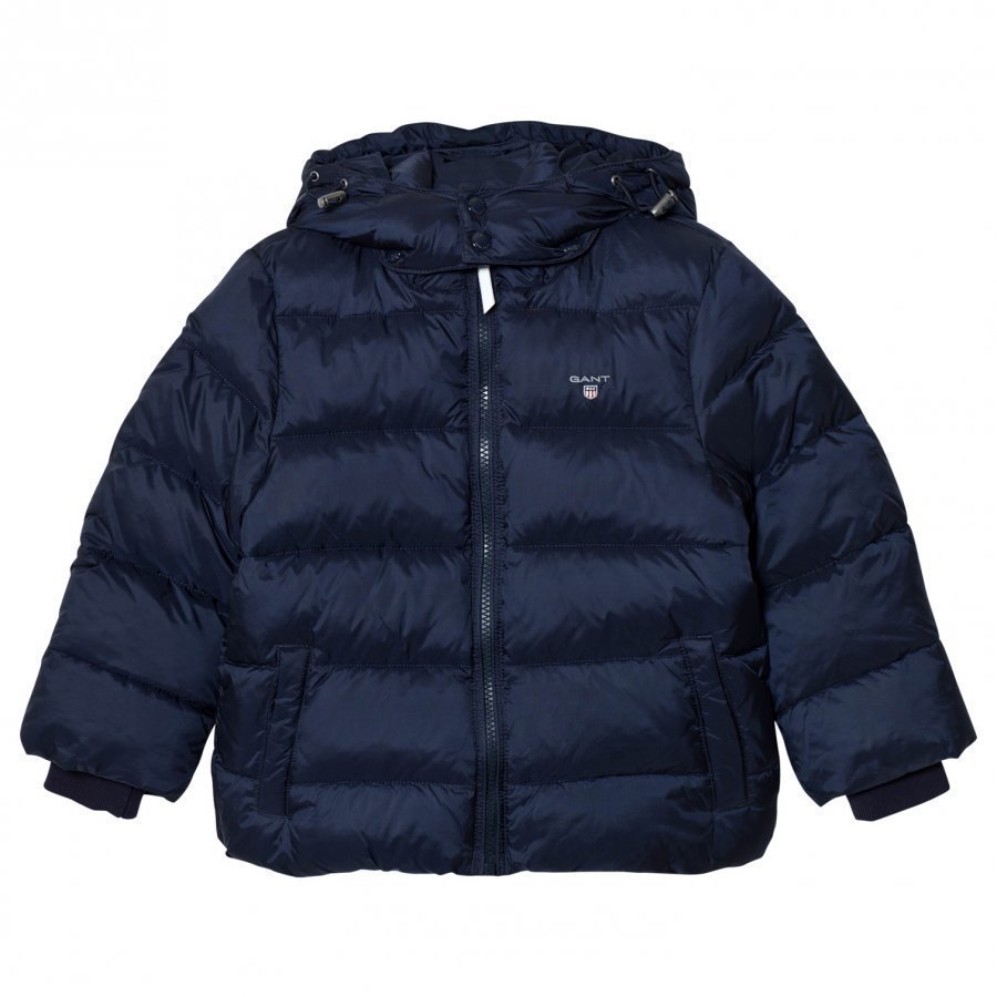 Gant Navy Puffer Jacket Toppatakki