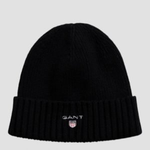 Gant Original Ribbed Beanie Hattu Musta