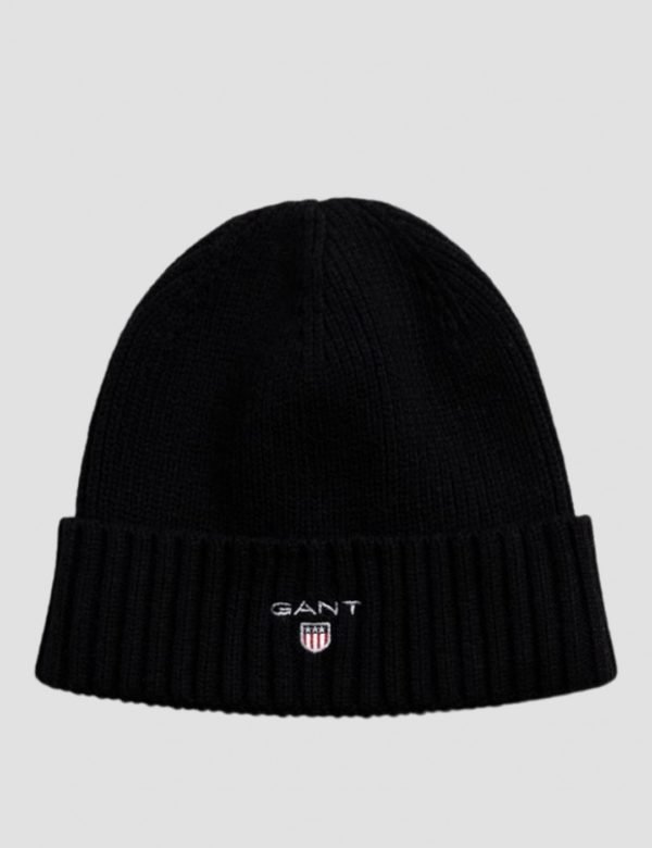 Gant Original Ribbed Beanie Hattu Musta