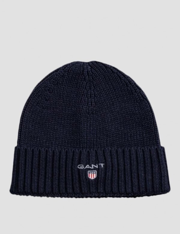 Gant Original Ribbed Beanie Hattu Sininen