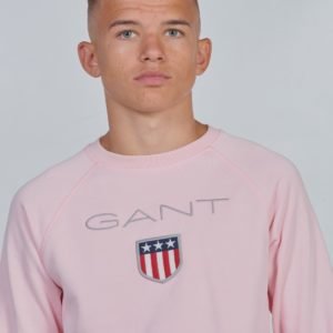 Gant Shield Logo Crewneck Neule Vaaleanpunainen