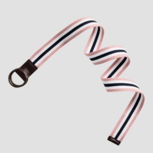Gant Striped Webbing Belt Vyö Vaaleanpunainen