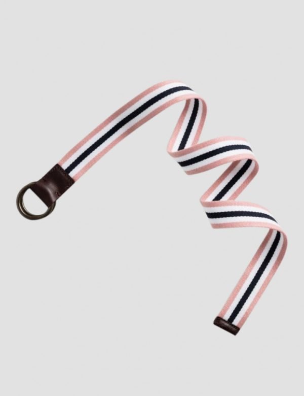 Gant Striped Webbing Belt Vyö Vaaleanpunainen