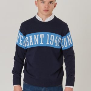 Gant Tb. Gant 1949 Striped Crew Neule Sininen