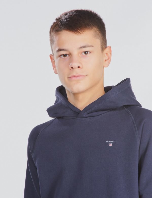 Gant Tb. The Org Sweat Hoodie Huppari Sininen