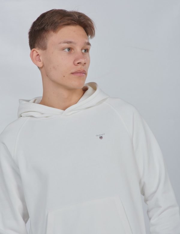 Gant Tb. The Org Sweat Hoodie Huppari Valkoinen