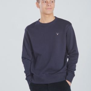 Gant Tb. The Original C Neck Sweat Neule Sininen