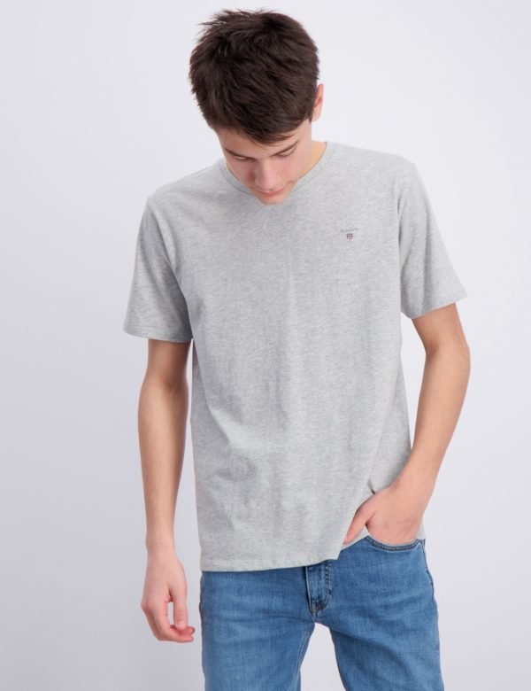 Gant Tb. The Original Ss T Shirt T-Paita Harmaa