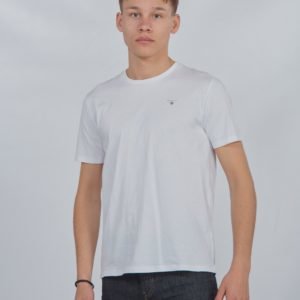 Gant Tb. The Original Ss T Shirt T-Paita Valkoinen