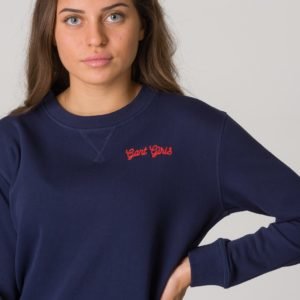 Gant Tg. Gant Girls C Neck Sweat Neule Sininen