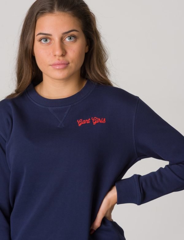 Gant Tg. Gant Girls C Neck Sweat Neule Sininen