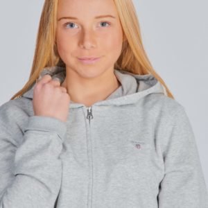 Gant The Original Full Zip Sweat Hoodie Huppari Harmaa