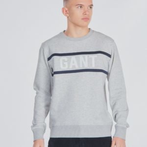 Gant Three Colors C Neck Sweat Neule Harmaa