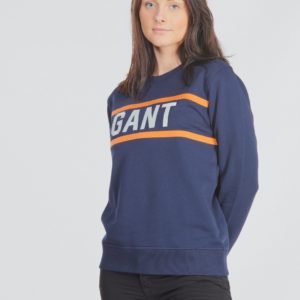 Gant Three Colors C Neck Sweat Neule Sininen