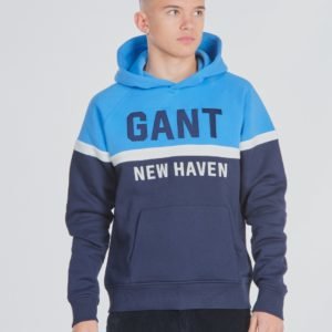 Gant Three Colors Sweat Hoodie Huppari Sininen