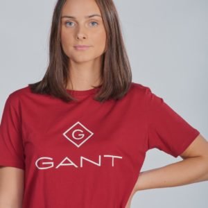 Gant Tu. Gant Lock Up Ss T Shirt T-Paita Punainen