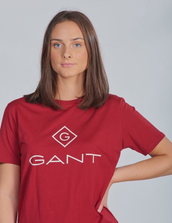 Gant Tu. Gant Lock Up Ss T Shirt T-Paita Punainen