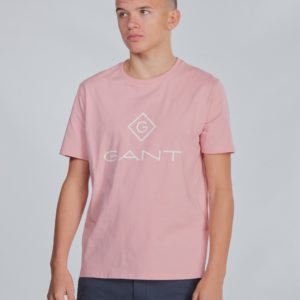 Gant Tu. Gant Lock Up Ss T Shirt T-Paita Vaaleanpunainen