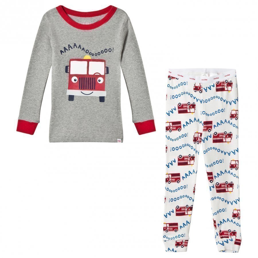 Gap B Firetruck Lj B10 Grey Heather Yöpuku