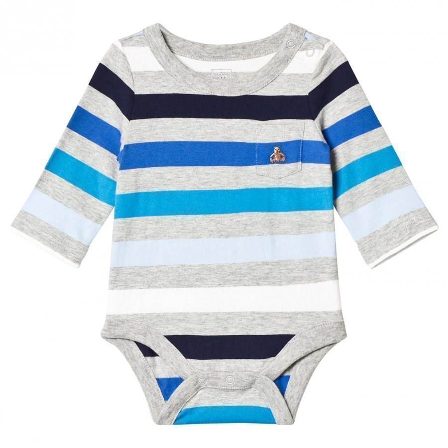 Gap Bf Ls Prnt Bs Blue Stripe Body