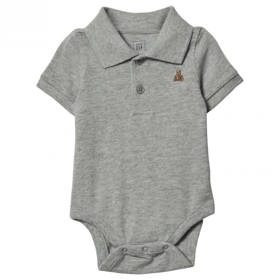 Gap Brannan Polo Baby Body Grey Pikeepaita