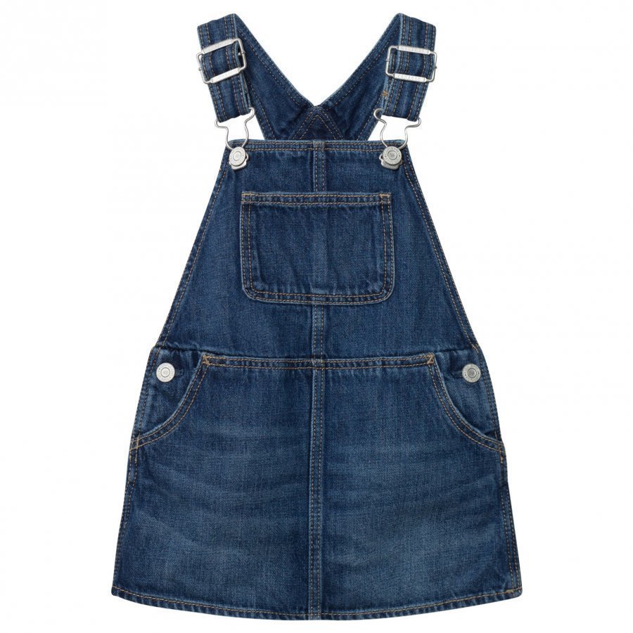 Gap Denim Skirt Overalls Medium Denim Farkkuhame