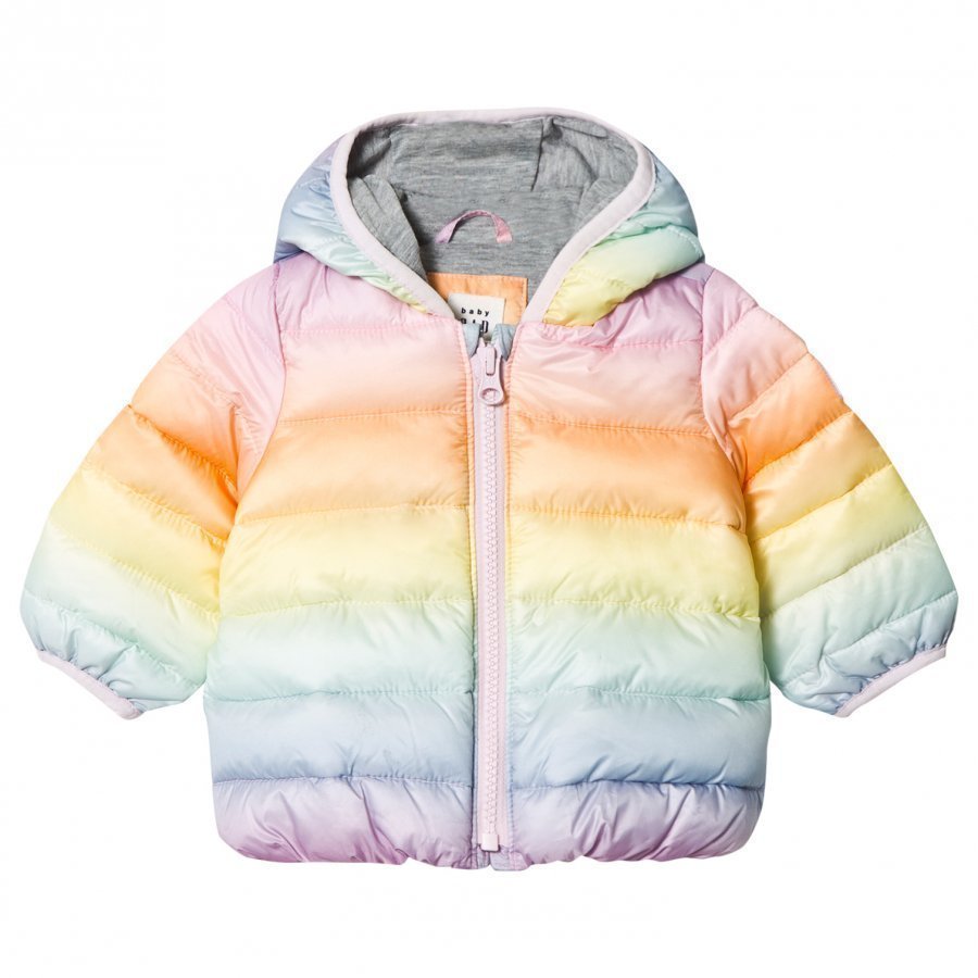 Gap G Lt Wt Puffer Grl Rainbow Strp Talvitakki