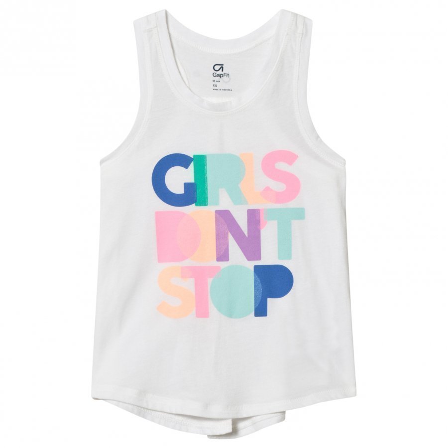 Gap Gapfit Kids Tie-Back Tank Top White Liivi