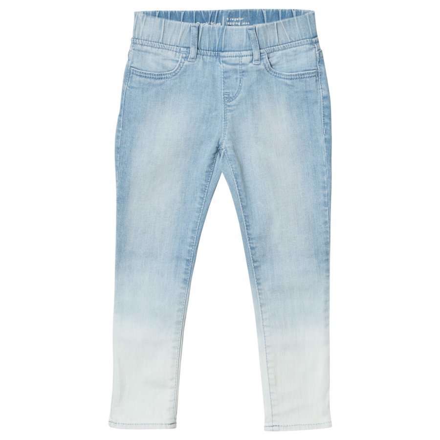 Gap High Stretch Dip Dye Skimmer Jeggings Light Denim Farkut