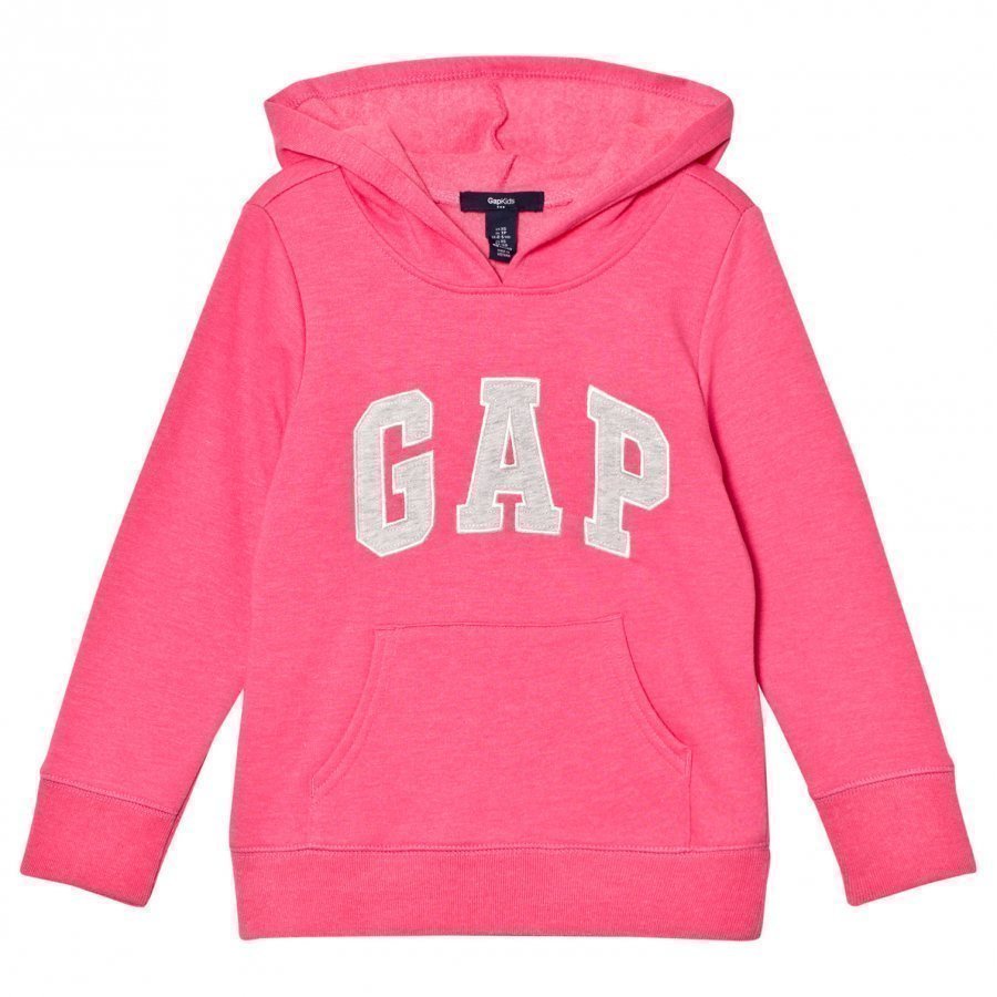 Gap Logo Hood Pink Jubilee Nylon On Huppari