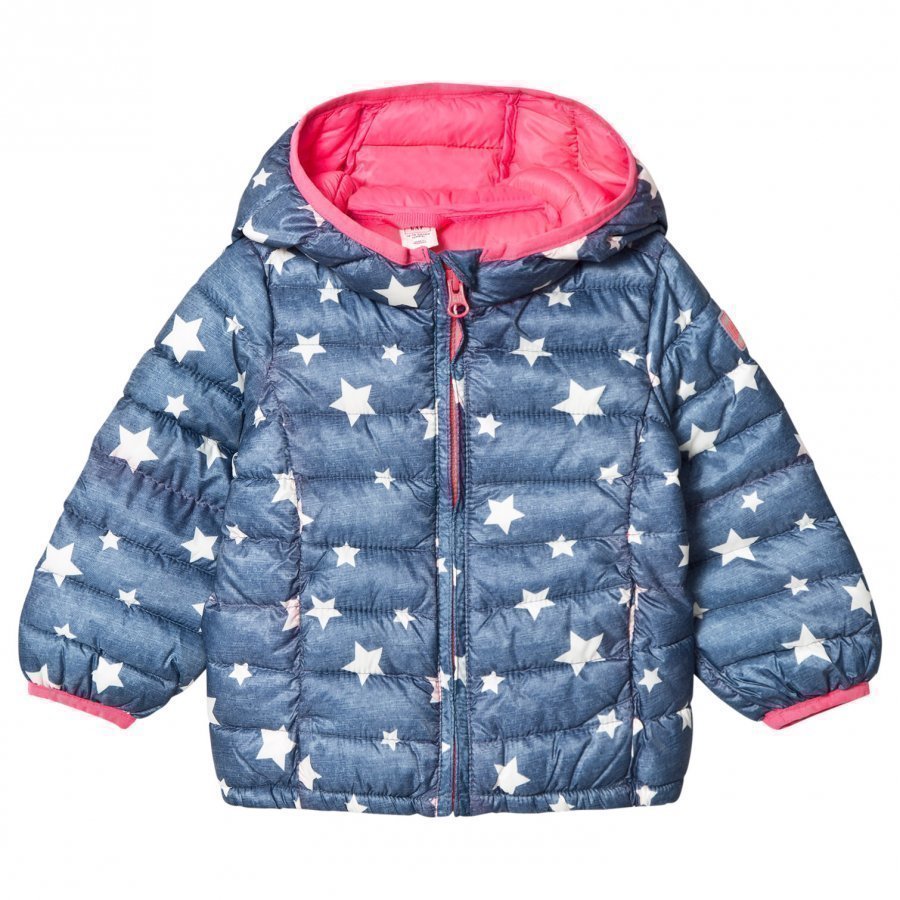 Gap Lt Wt Jacket Indigo Star Print Talvitakki