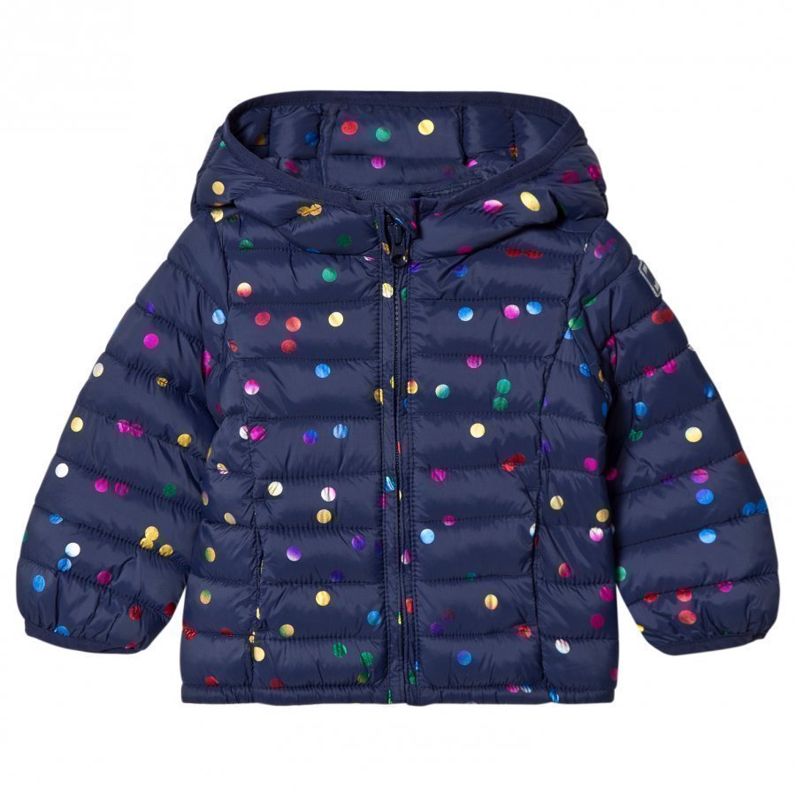 Gap Lt Wt Jacket Multi Dot Lapis Blue Talvitakki