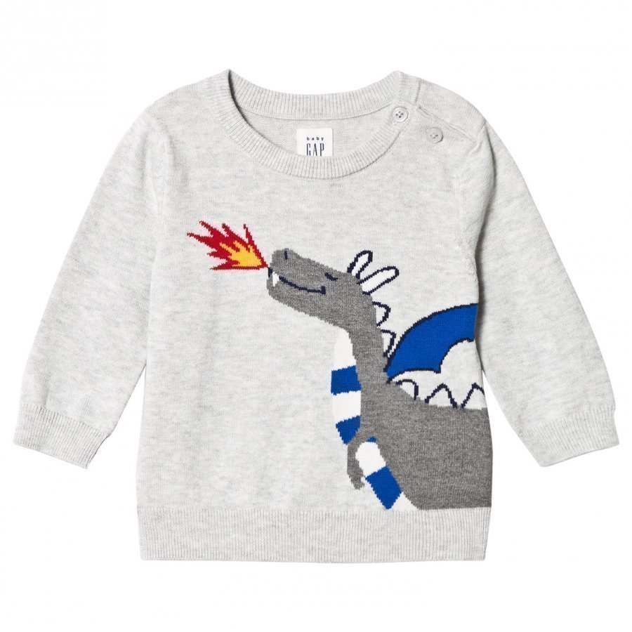 Gap Mf Intarsia Cr Grey Heather Oloasun Paita