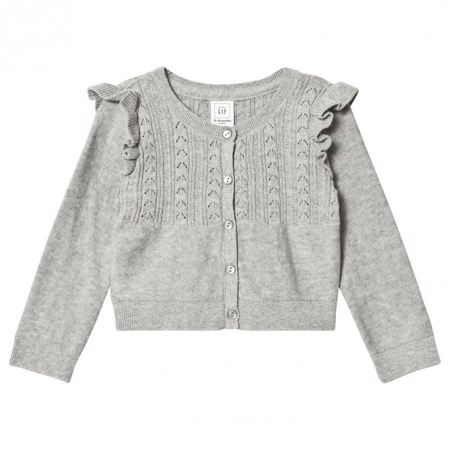 Gap Oc Layer Cardi Light Heather Grey B10 Neuletakki