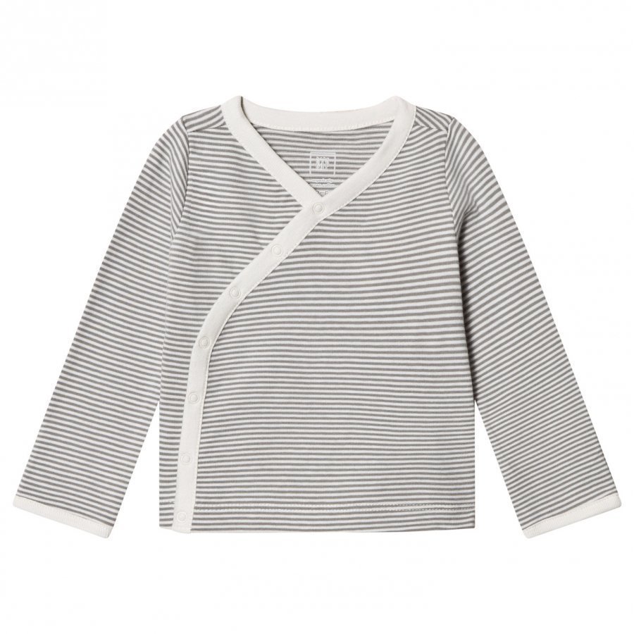 Gap Organic Kimono Top Grey Stripe Neuletakki