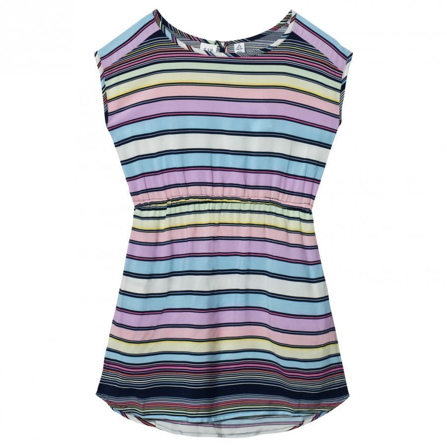 Gap Print Easy Dress Multi Stripe Mekko