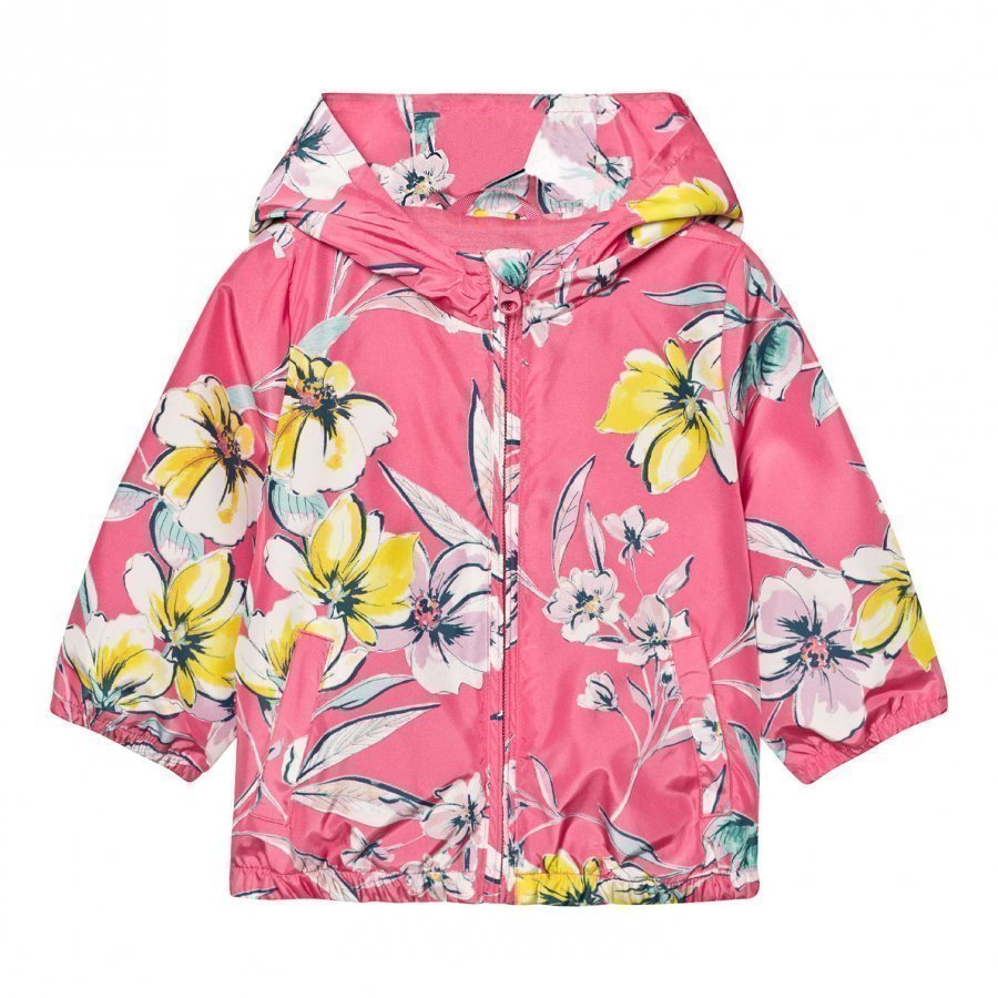 Gap Print Windbreaker Pink Floral Tuulitakki