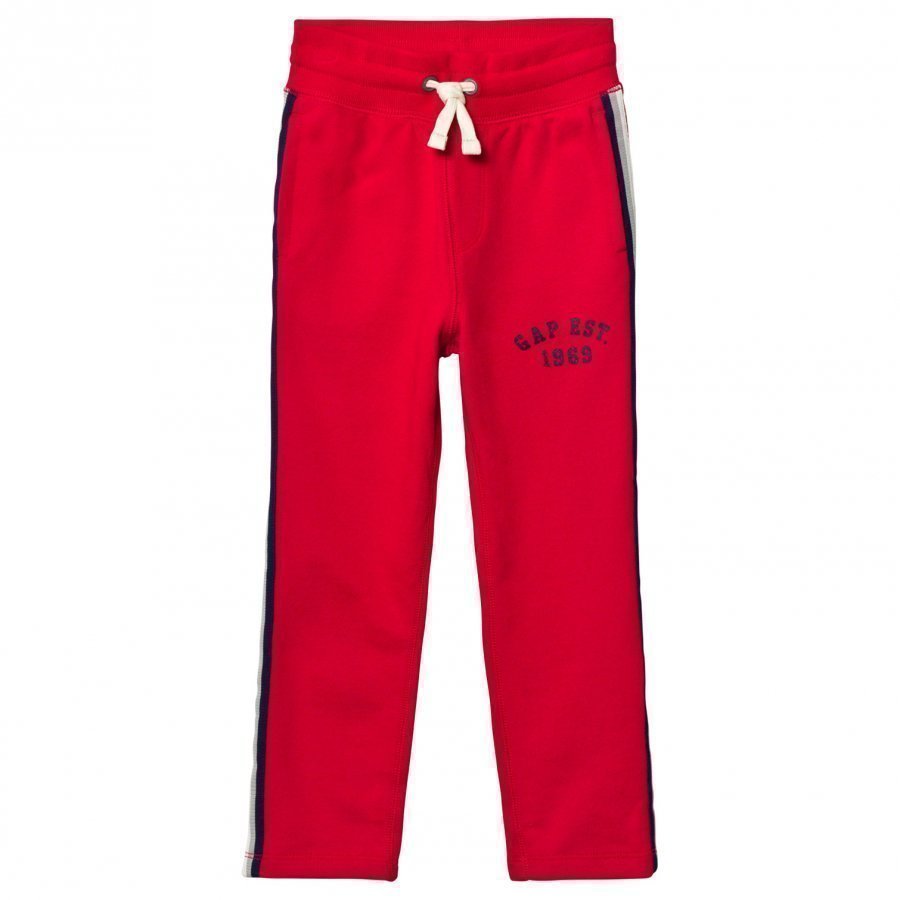 Gap Slim Side-Stripe Sweats Pure Red Verryttelyhousut