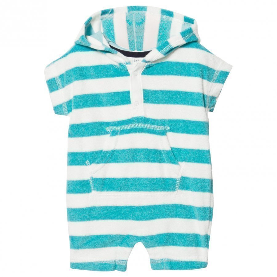 Gap Stripe Hoodie Romper New Off White Huppari