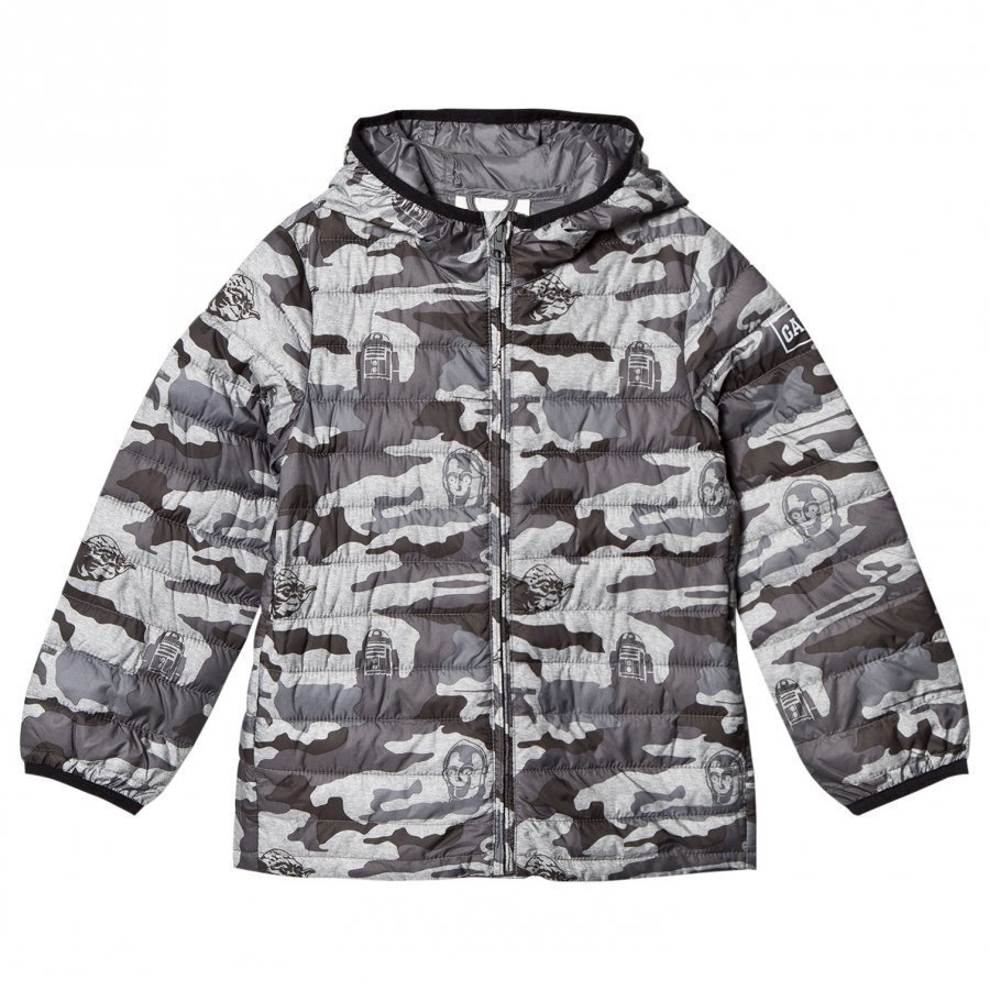 Gap Sw Puffer Jkt Heather Grey Bc04 Toppatakki