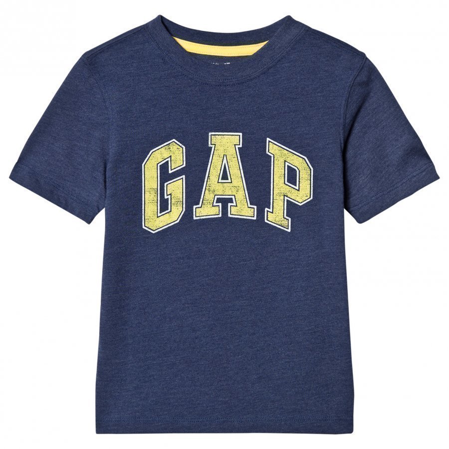 Gap V-New Arch Scr Navy Heather B8843 T-Paita