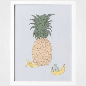 Garbo & Friends Poster Pineapple Juliste