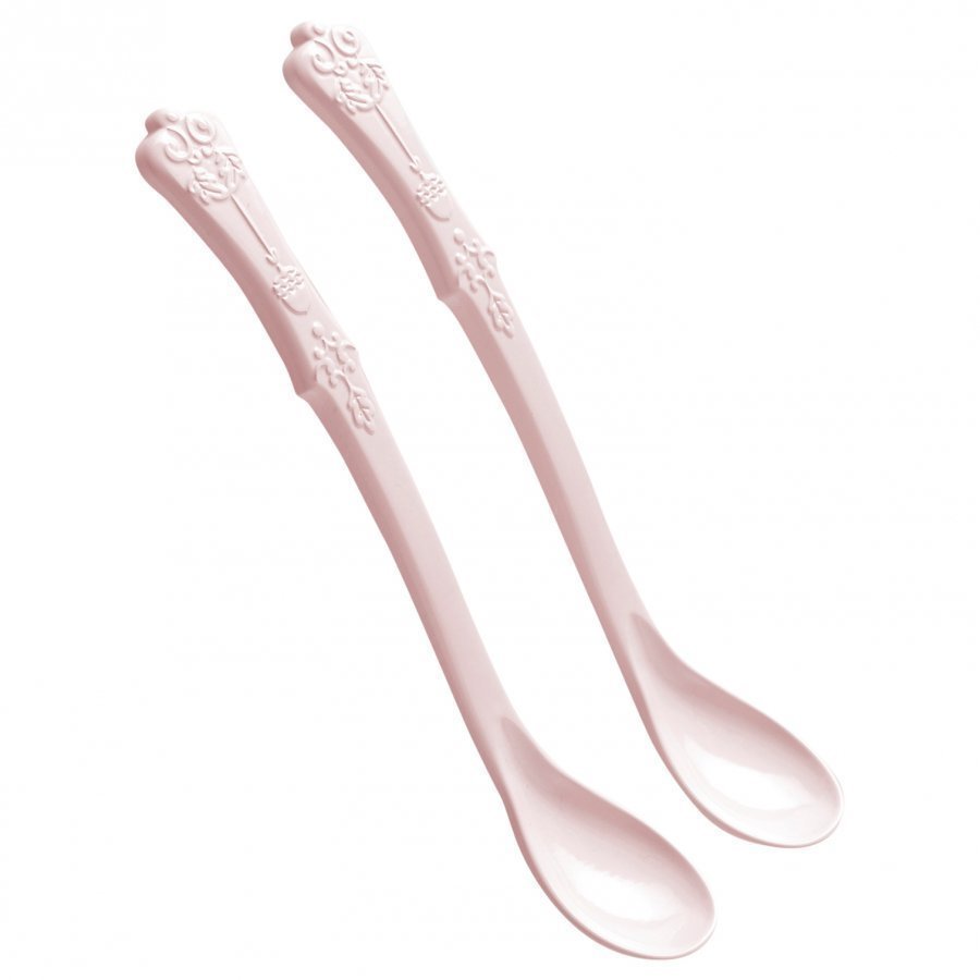 Garbo & Friends Silver Spoons 2-Pack Pink Ruokailuvälineet