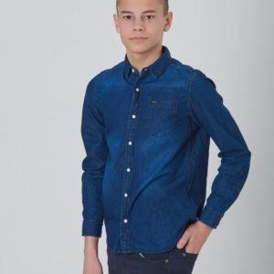 Garcia Boys Shirt Kauluspaita Sininen