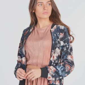 Garcia Girls Sweat With Floral Print Neule Kirjava