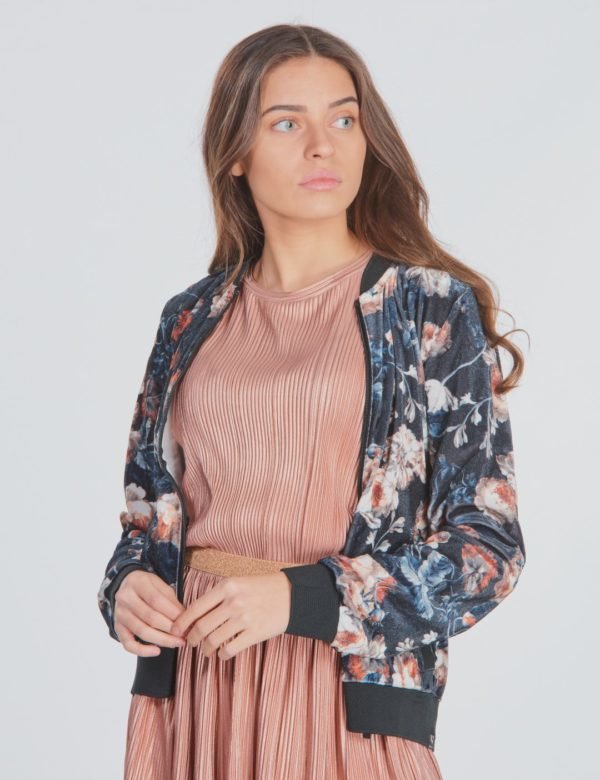 Garcia Girls Sweat With Floral Print Neule Kirjava