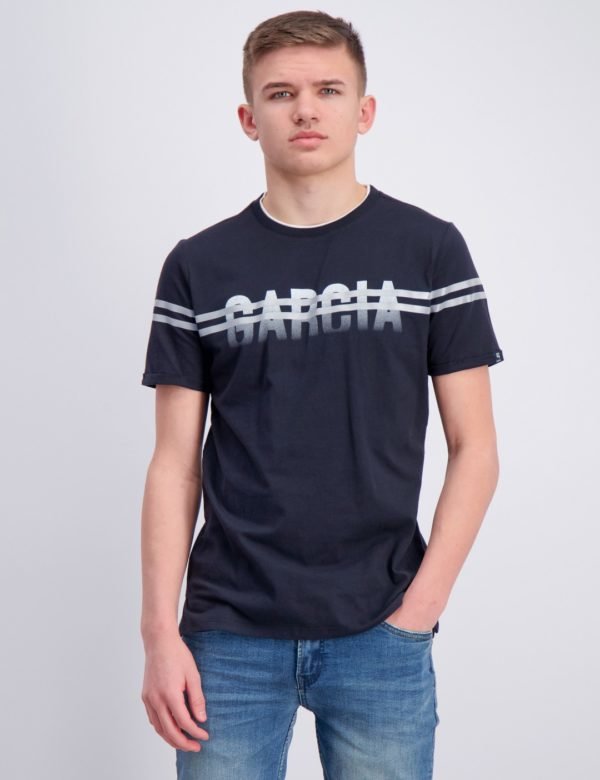 Garcia T Shirt Short Sleeve T-Paita Sininen