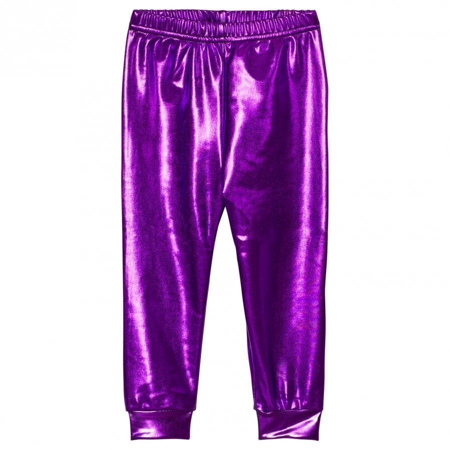 Gardner And The Gang Metallic Leggings Purple Legginsit