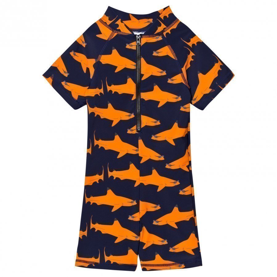 Gardner And The Gang Orange Shark Uv Suit Aurinkopuku